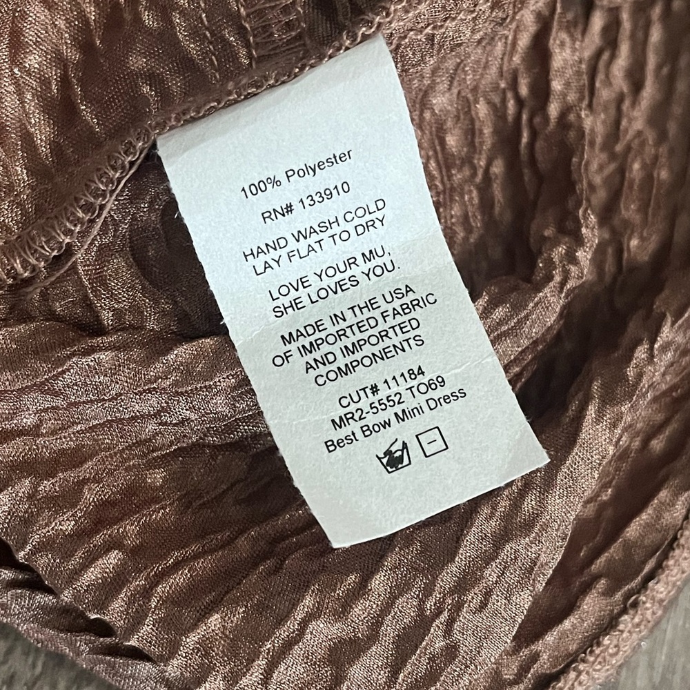 NWT SHOW ME YOUR MUMU STUNNING Best Bow Mini Glittering Party Dress Size: M - Picture 16 of 16